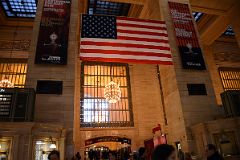 17 The American Flag With The Exit To 42nd St And Vanderbilt Hall From Main Concourse In New York City Grand Central Terminal.jpg